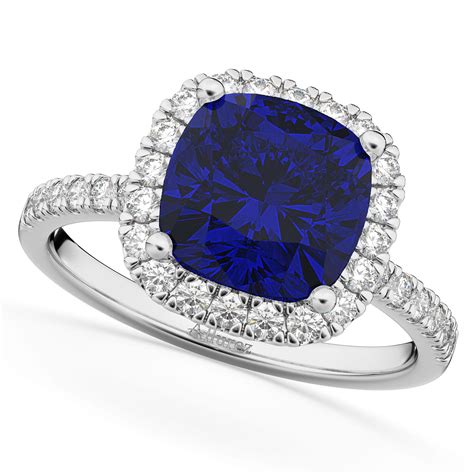 cartier sapphire engagement ring|cartier antique cushion sapphire rings.